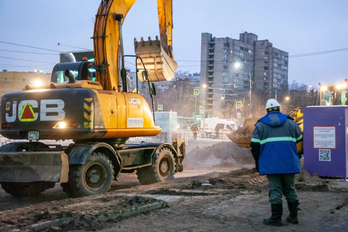    Проспект Большевиков, 24/1. Фото: пресс-служба АО «Теплосеть Петербурга»