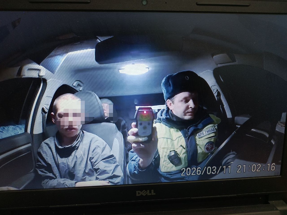    авто подросток водитель алкотестер Тюменская область