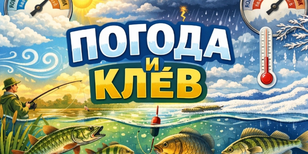 Погода и клёв — как давление, ветер и потепление влияют на рыбу