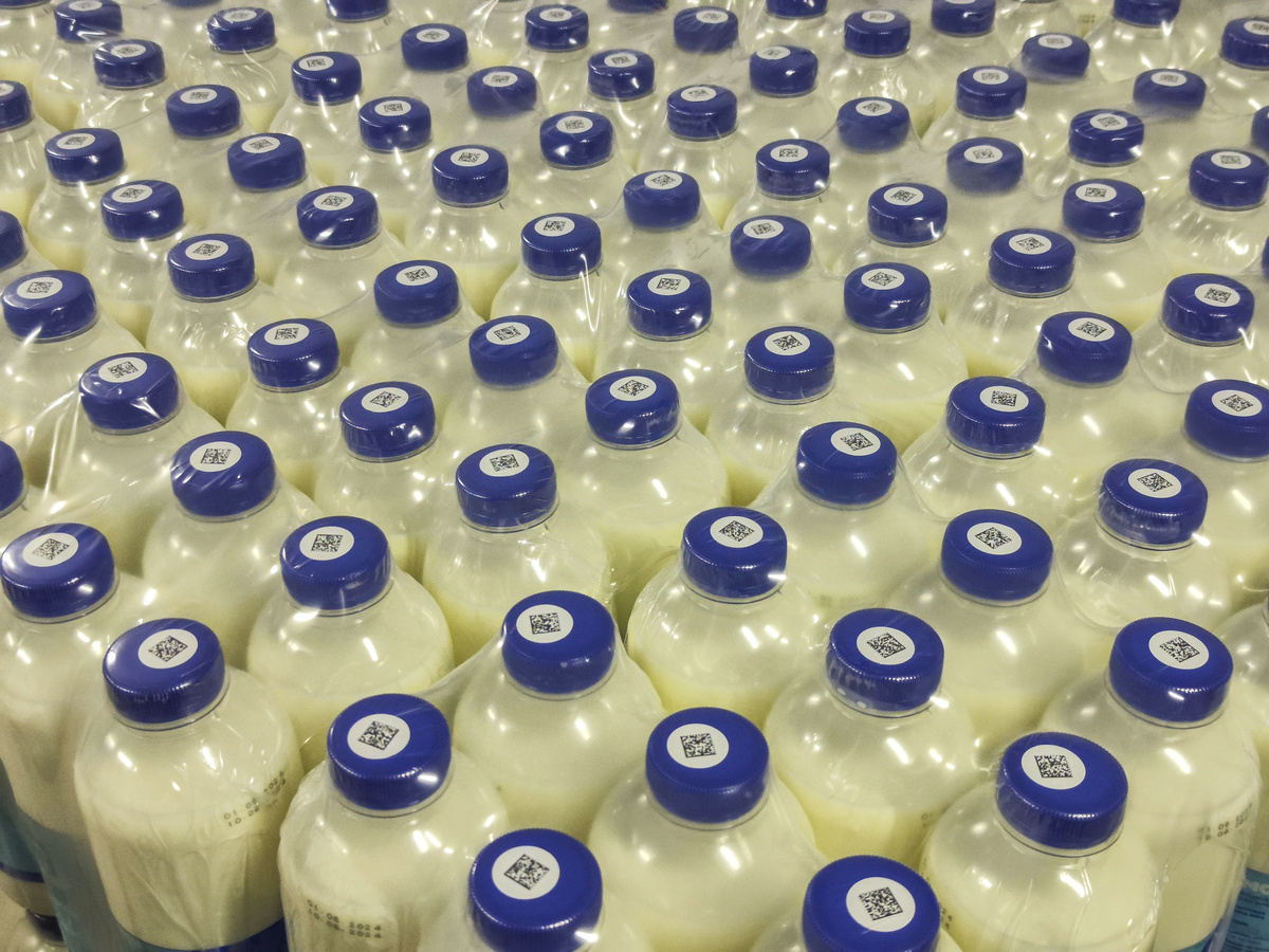 Очередная партия сухой сыворотки объемом 125 тонн ушла в Китай и Египет 12 марта.  Фото: ФедералПресс / Ксения Кобалия