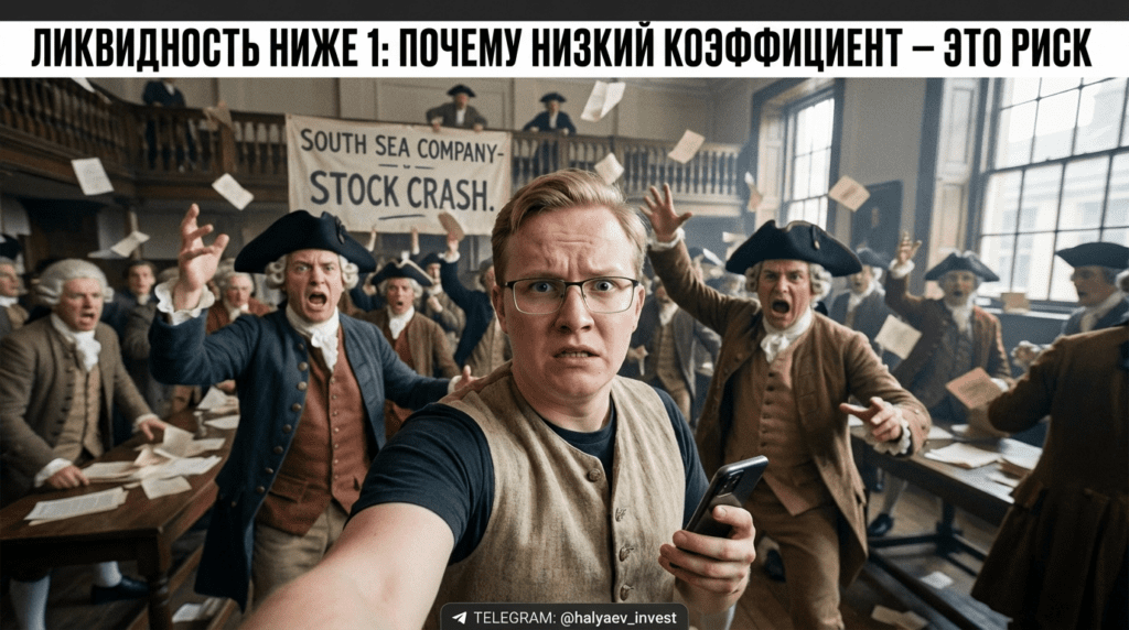    Почему коэффициент ликвидности ниже 1 — это финансовый риск