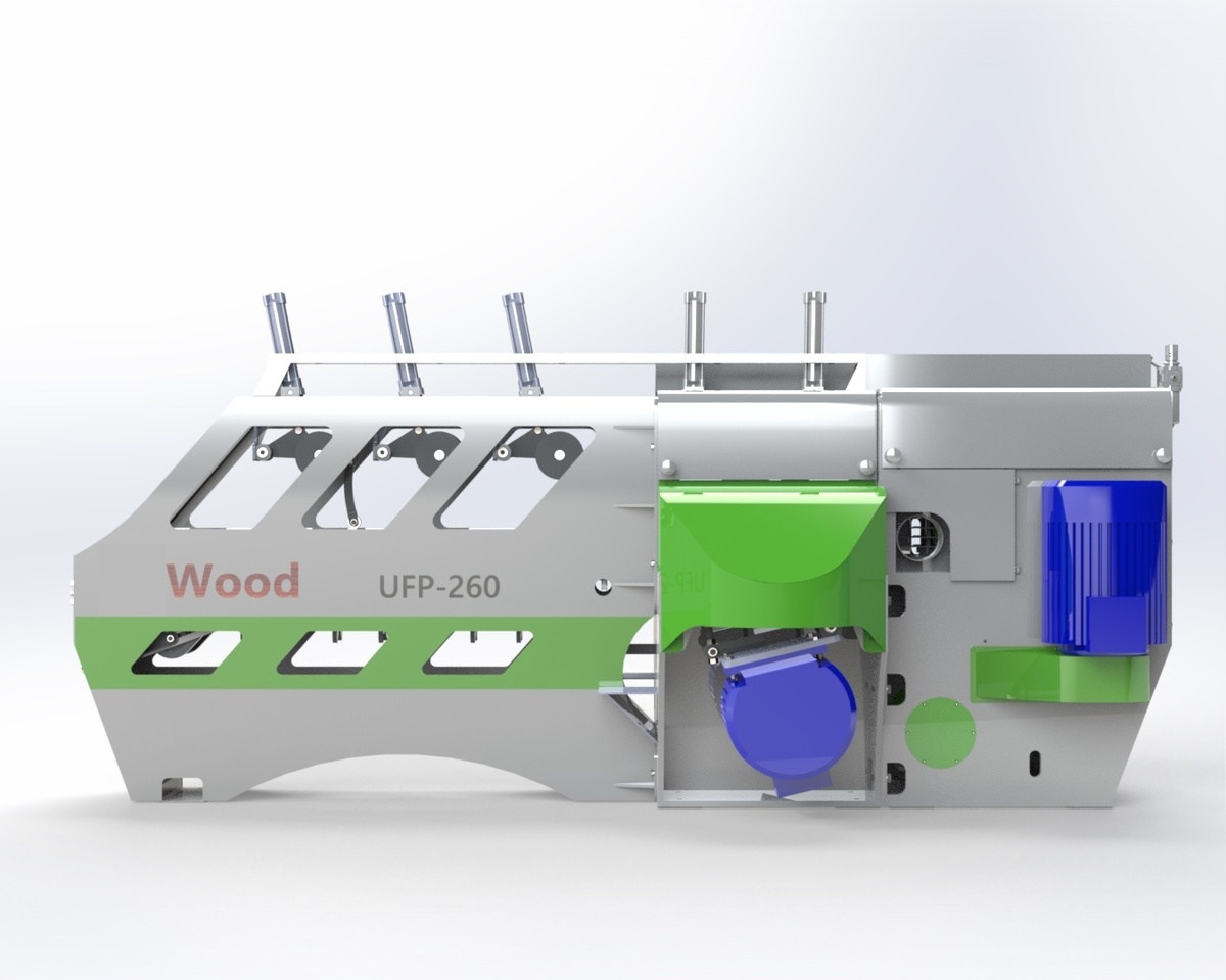 Станок UFP-260 фрезерно-пильный для тонкомера

Завод-изготовитель" Шервуд"

Специально разработан для переработки тонкомерного сырья с использованием передовых технологий в области станкостроения