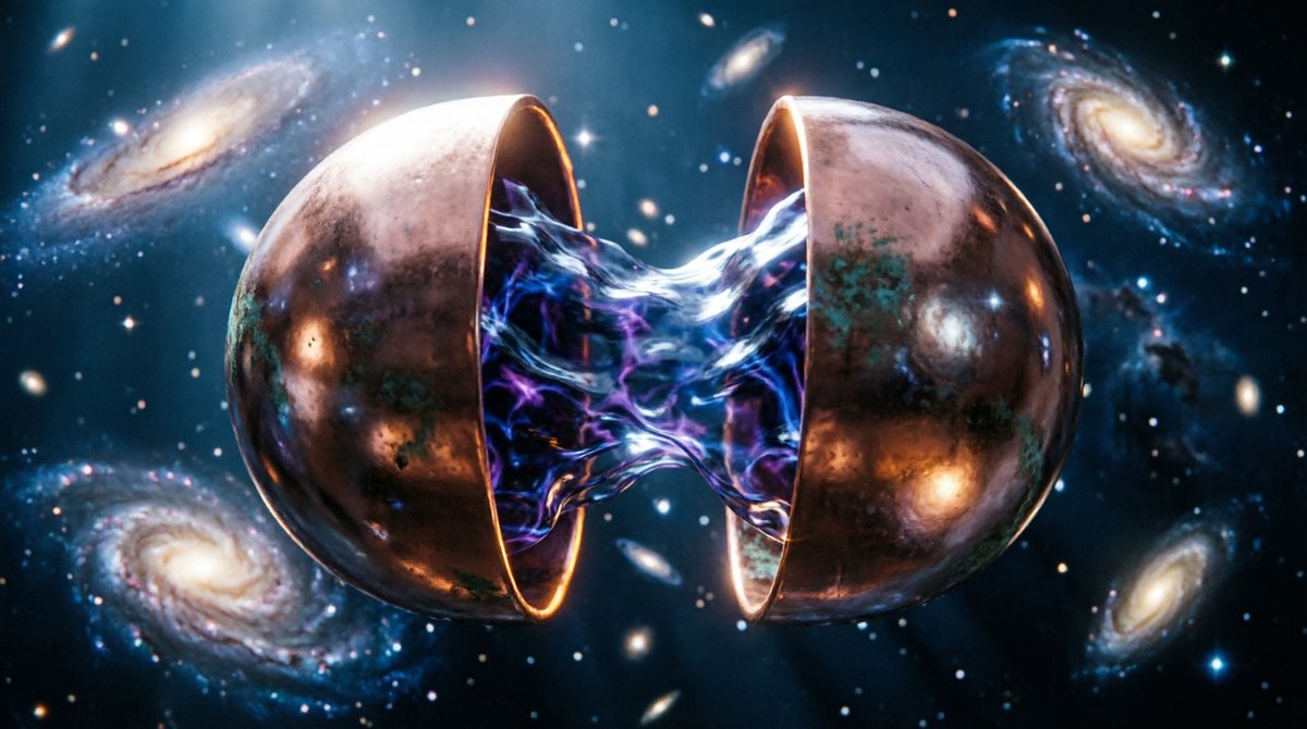 Пустота держит крепче любых оков. От магдебургских полушарий до тёмной энергии – ничто правит миром. Как вакуум рождает силы и разгоняет галактики.