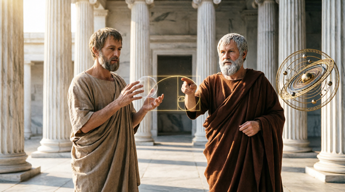 Демокрит утверждал: мир состоит из атомов и пустоты. Аристотель возражал: природа боится пустоты. Их спор длился две тысячи лет, пока эксперимент не рассудил.