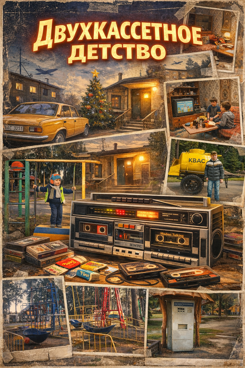 Мы жили в эпоху, когда счастье помещалось в кармане: кассета, жвачка и ключ от подъезда на шнурке.© Александер Арсланов
