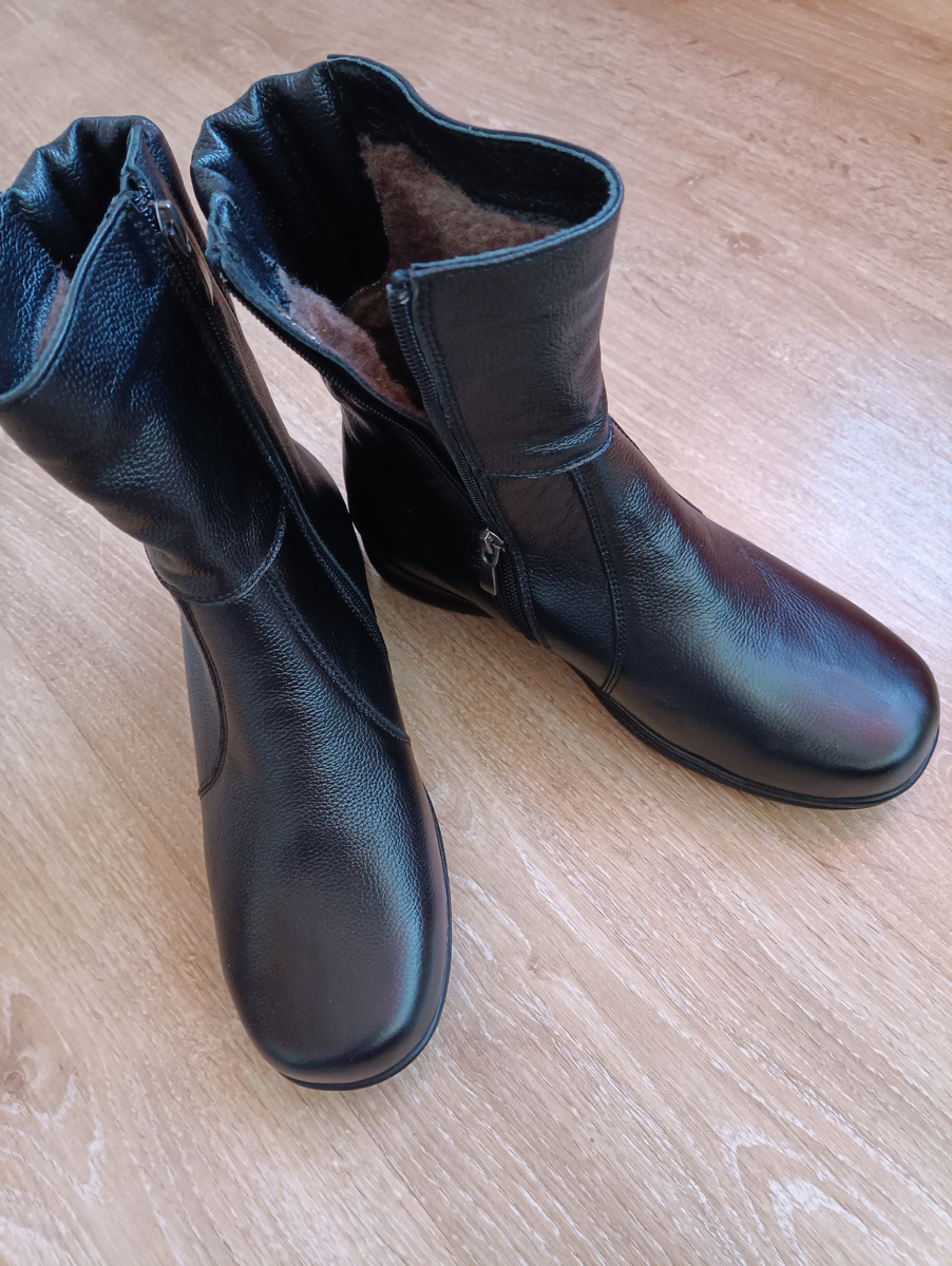 В этот раз заказала "с мехом", потеплее!