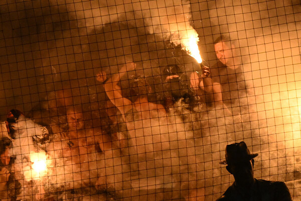 Фанаты «Спартака» на товарищеском матче между ФК «Спартак» (Москва, Россия) и ПФК «Нефтчи» в Баку, 18 июля 2023 года / Григорий Сысоев/РИА Новости   📷