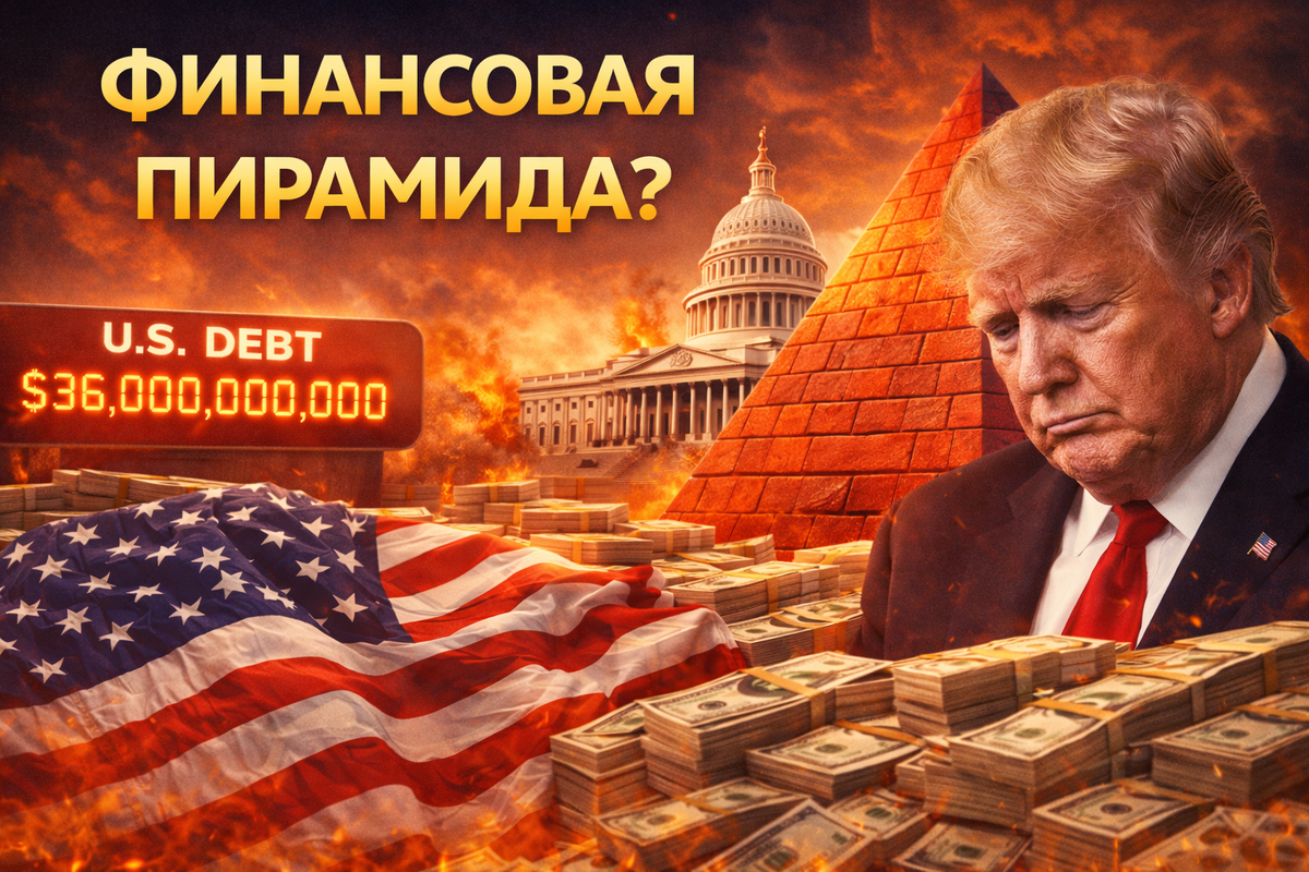 Долг США $36 ТРИЛЛИОНОВ ДОЛЛАРОВ