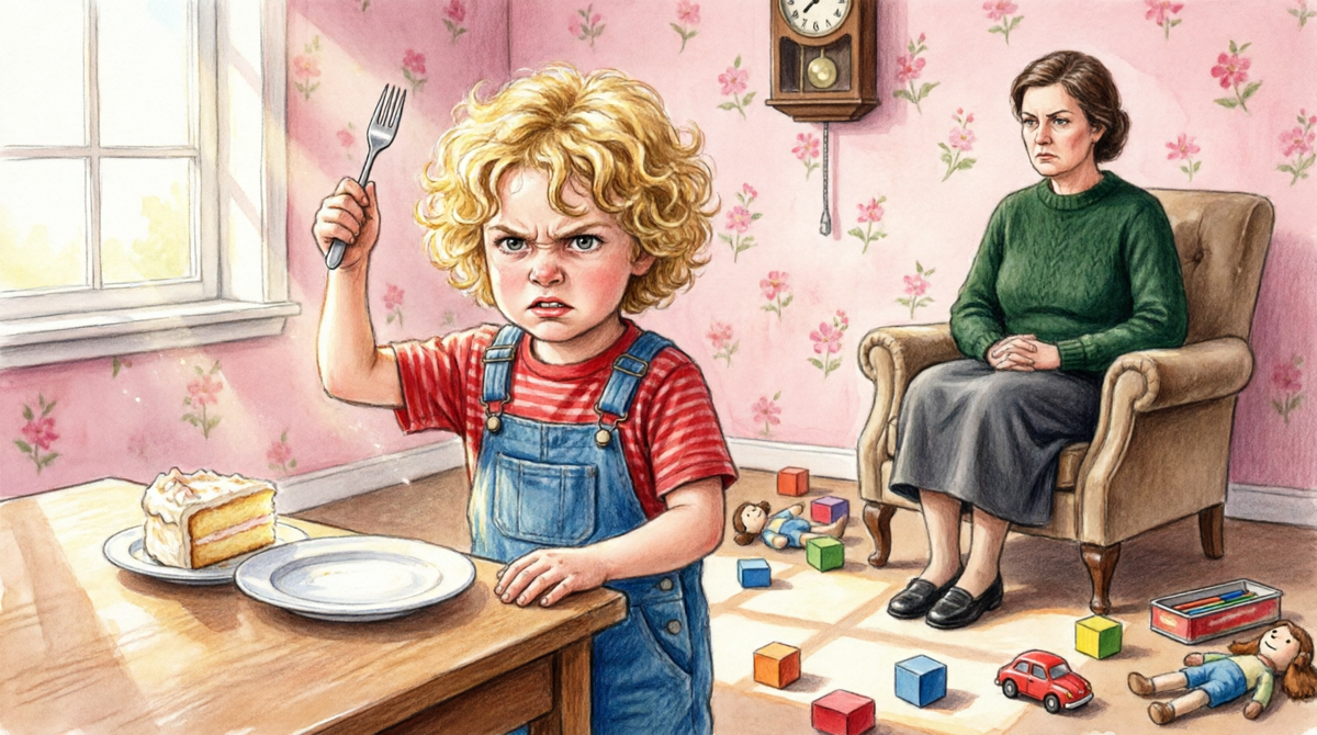 Последний бунт. Вилка о стол — и тишина. Он убрал игрушки. И похоронил себя.