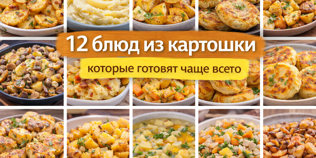12 блюд из картошки которые готовят чаще всего