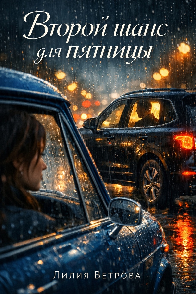 Что, если самая провальная пятница в твоей жизни — это просто неудачный первый дубль?
У Лизы заглох двигатель, сел телефон и промокли новые туфли. А водитель черного внедорожника, который остановился рядом, предлагает не помощь, а... горячий кофе и разговор по душам.
Иногда, чтобы получить второй шанс, нужно просто застрять в пробке.
«Второй шанс для пятницы» — история о том, как случайный попутчик стал главным.