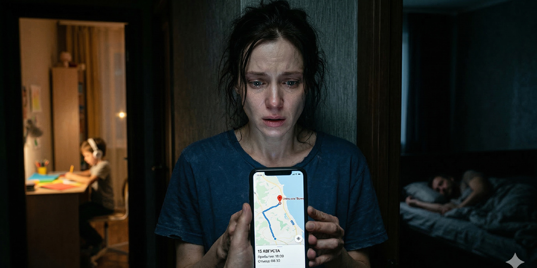 Увидела в телефоне мужа геолокацию .В день моего отпуска, когда я улетала к маме, он был в отеле «Волна» на окраине города с 18:00 и до утра