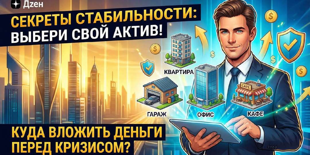 Куда вложить деньги: квартира, офис, гараж или кафе? Личный опыт