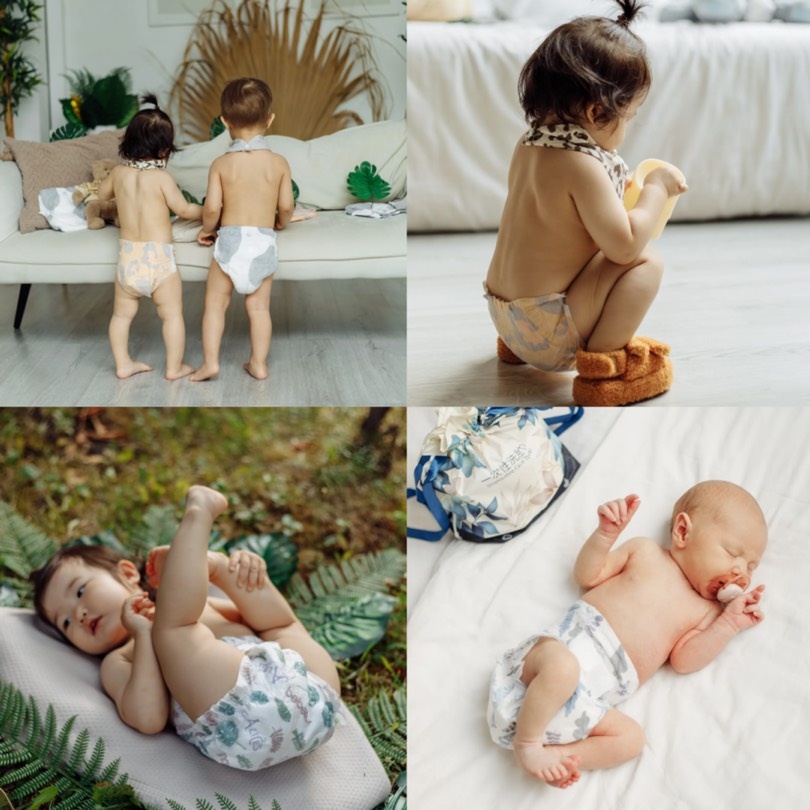 [1,2] Подгузники Enternal Summer "Fashion Gala"; [3,4] Подгузники Bebetour "Алиса Dream"