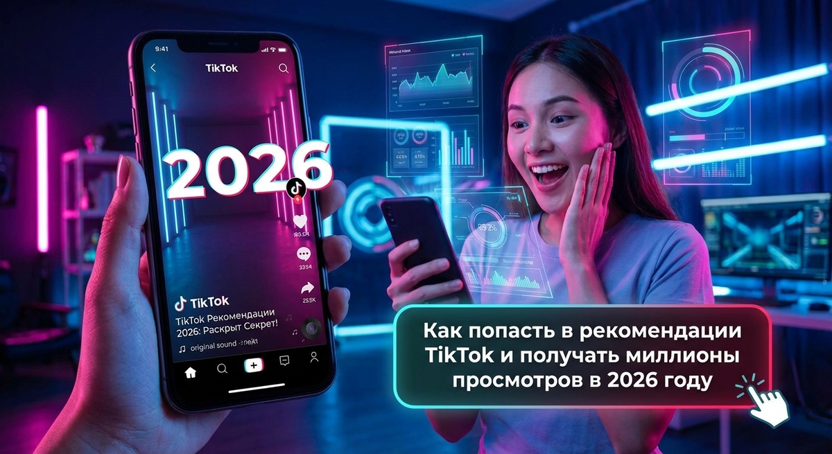 Попадание в рекомендации платформы Тик-Ток 