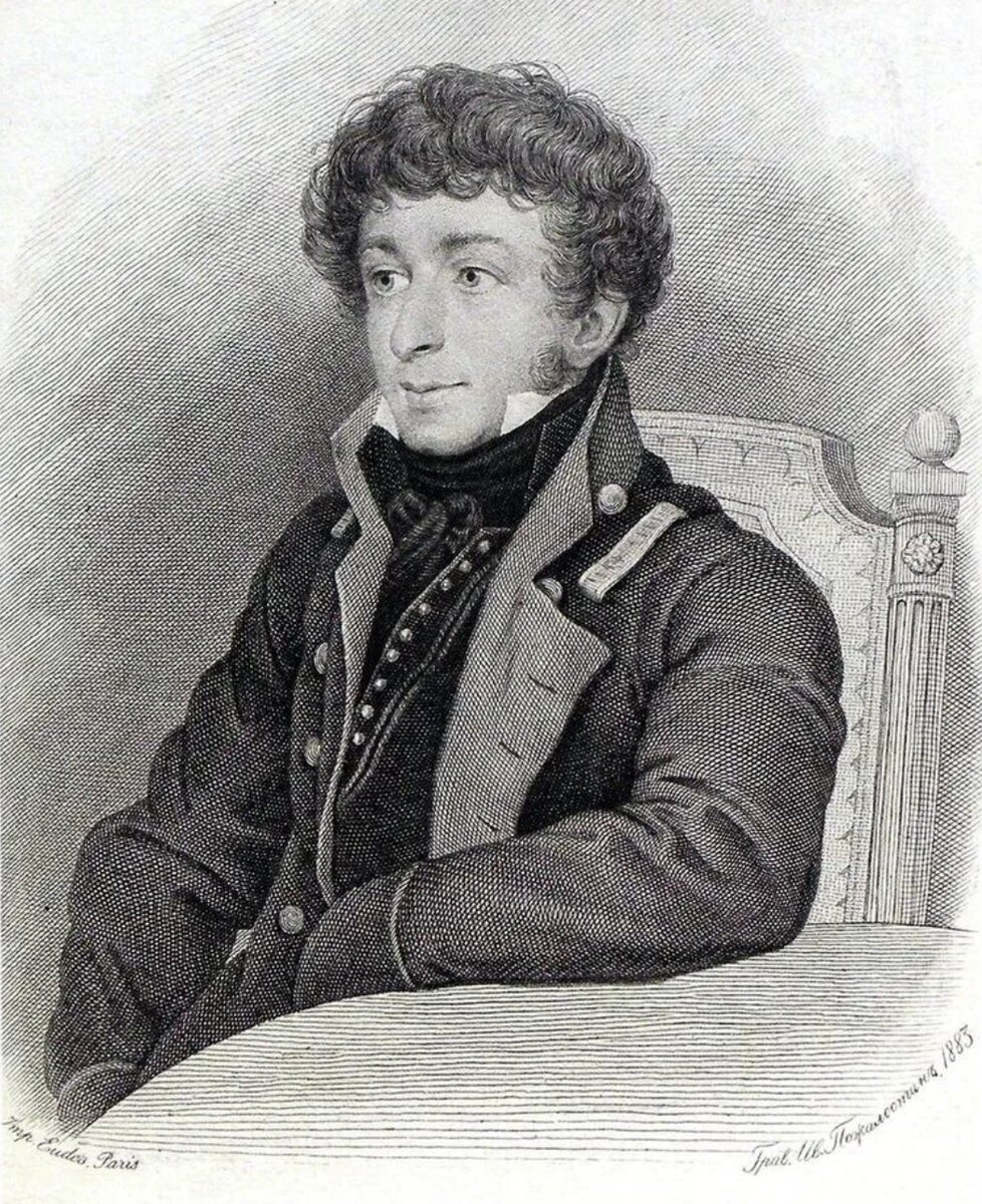 Константин Николаевич Батюшков (1787-1855), русский поэт и прозаик, участник Отечественной войны 1812 года. Самый яркий «соперник» Пушкина на русском Парнасе. К сожалению, вторая половина его жизни была омрачена психическим заболеванием. Портрет К. Батюшкова работы О. Кипренского.