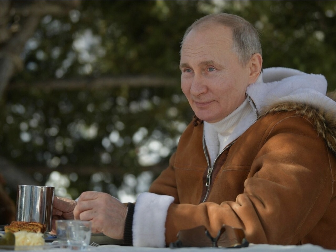 На природе. 