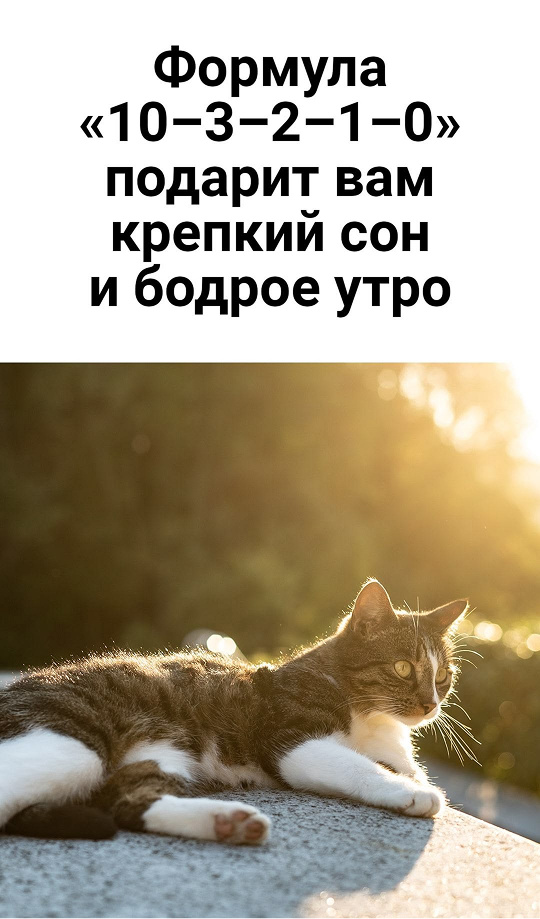 Иллюстрация техники 10-3-2-1-0