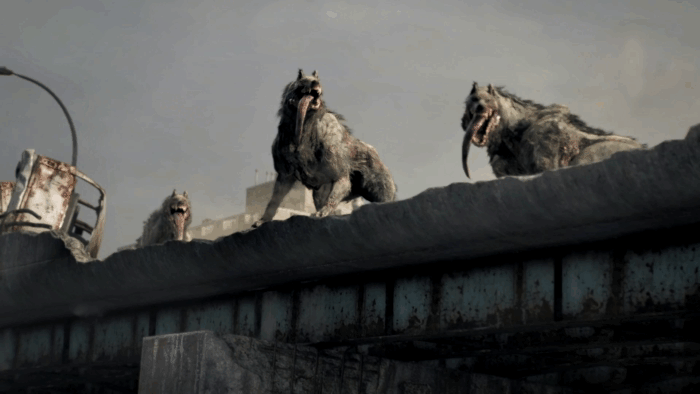 Gif картинка "Мутирующие животные"