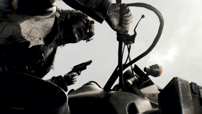 Gif картинка "Виктор рухнул с обрыва дороги"