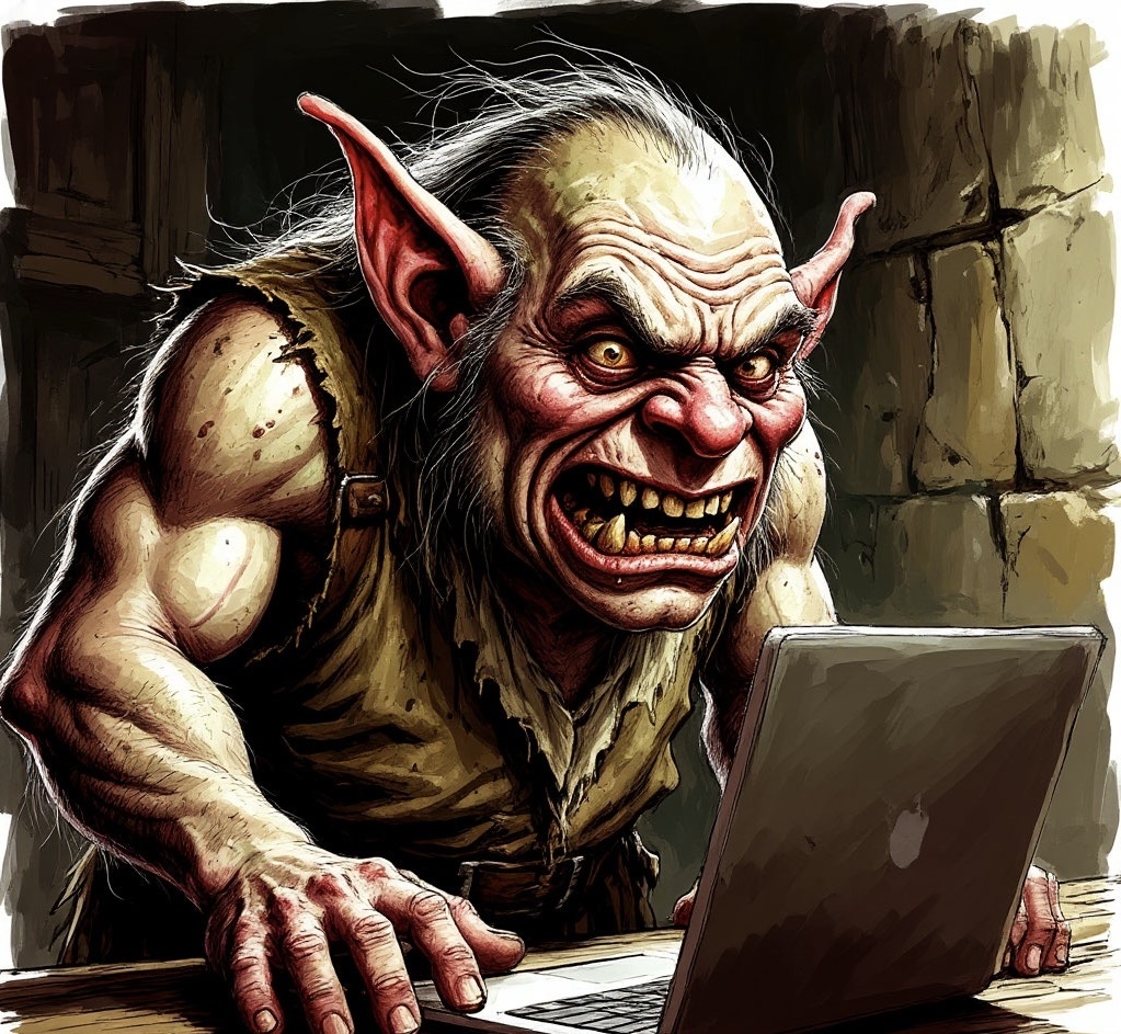 Вот такие они интернет-тролли😉