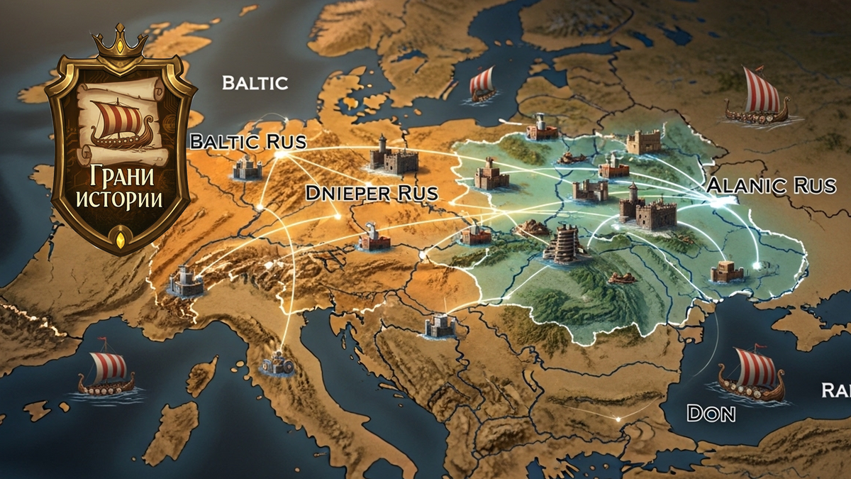 Три Руси (карта-коллаж)