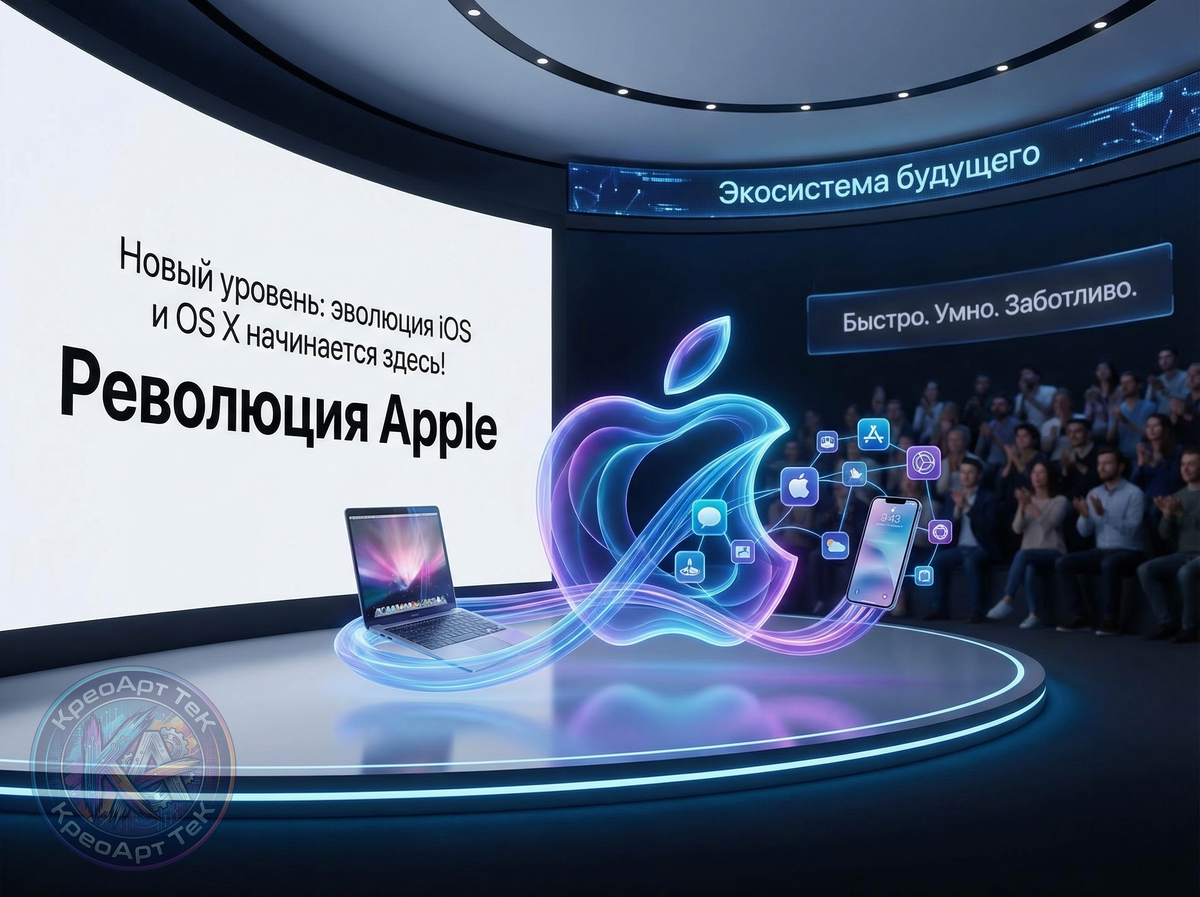 Новый уровень: эволюция iOS и OS X
