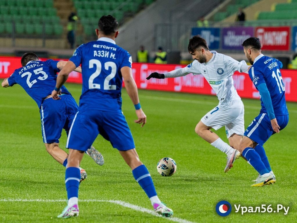    Битва в Каспийске закончилась победой хозяев: ФК «Оренбург» в гостях уступил ФК «Динамо» (Махачкала) – 1:0