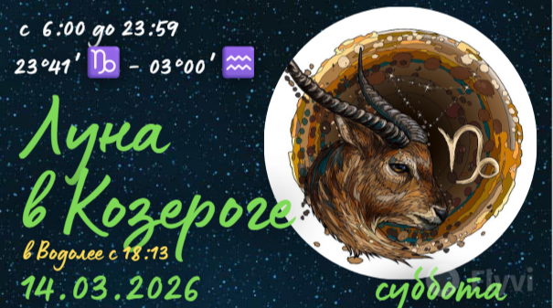 Луна в Козероге