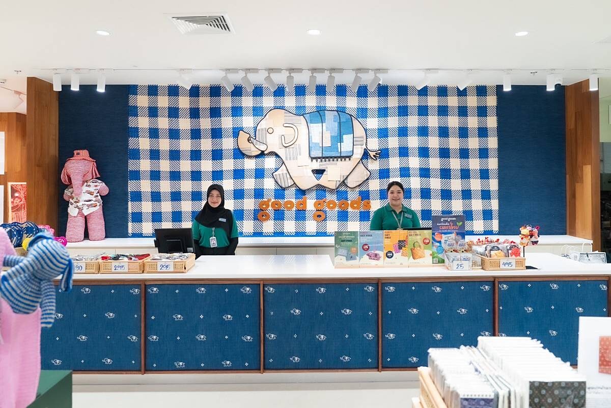 Это оформление кассы магазина