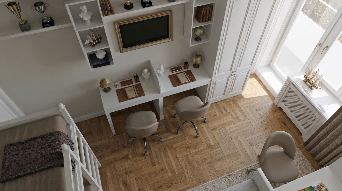 Визуализация детской: Планоплан + Nano Banana