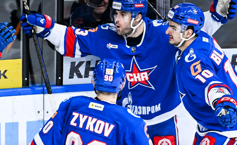 СКА продолжает борьбу за четвертое место в Западной конференции. Фото: соцсети