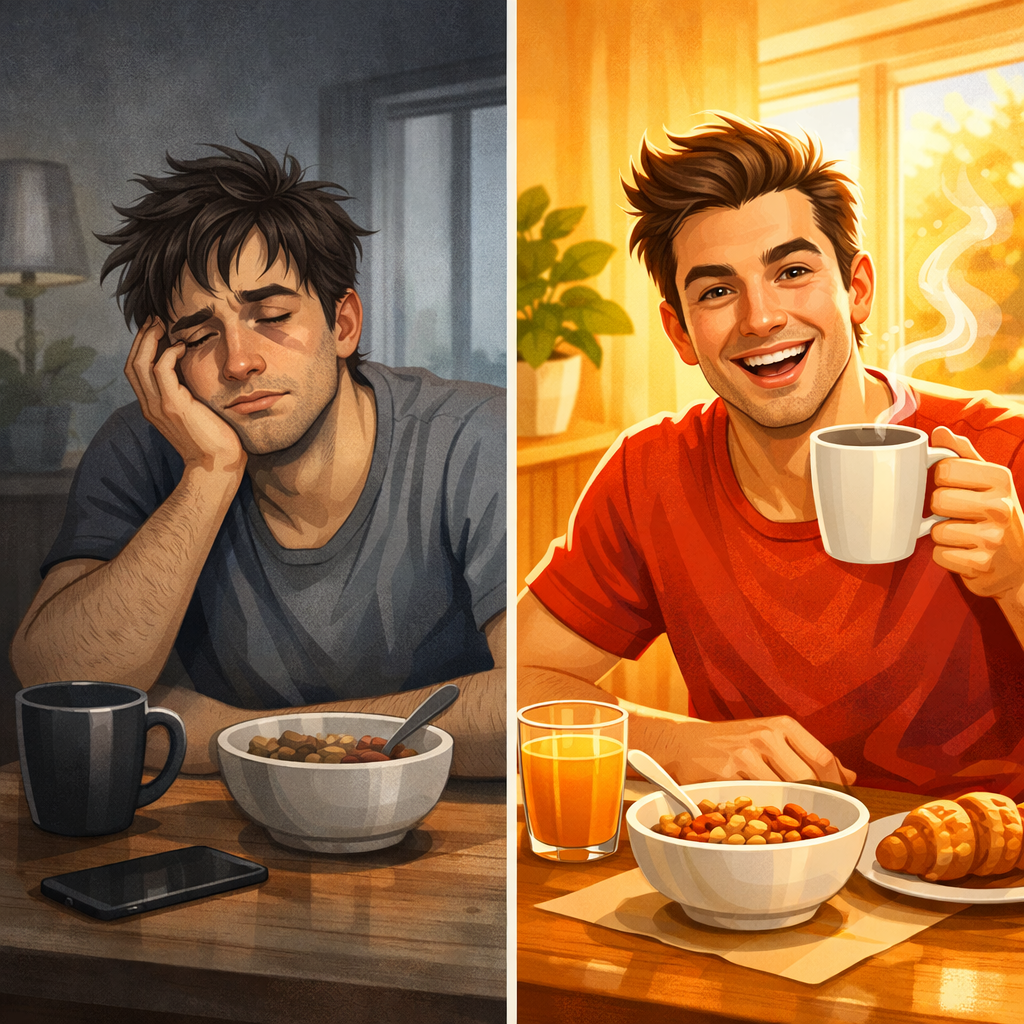 Всего один глоток — и мир уже не кажется таким серым. Иногда чашка кофе — это маленькая кнопка «перезагрузки» для нашего настроения