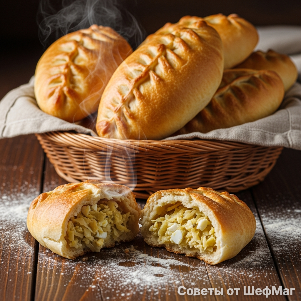 Милые дамы, взгляните на этот пористый мякиш — пирожок возвращает форму при нажатии как губка!