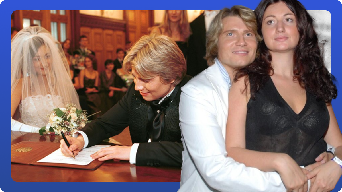 Фото для коллажа взяты из открытого источника Яндекс. Басков с бывшей женой