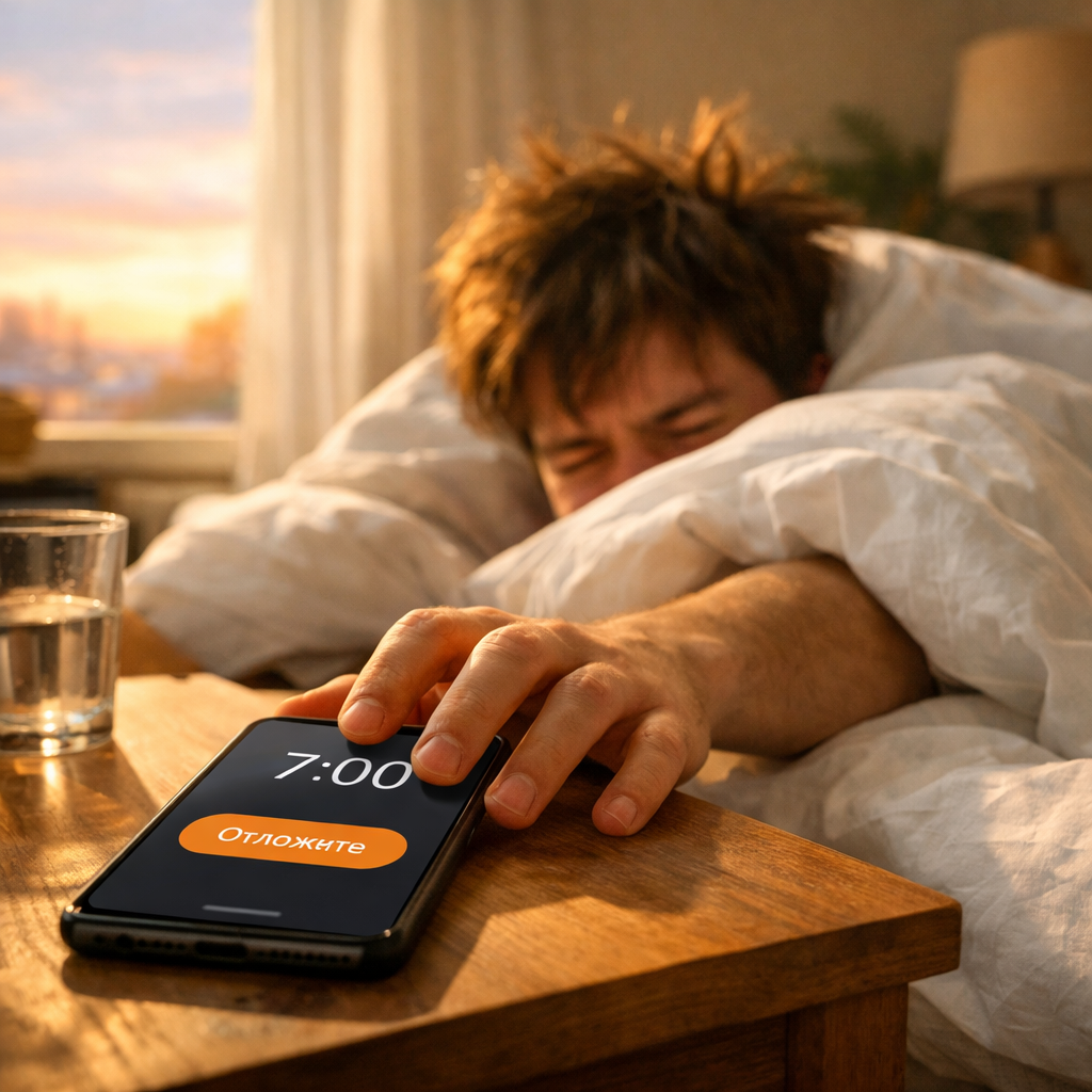 Нажимаете «Отложить» на будильнике? Вот что это делает с вашим мозгом