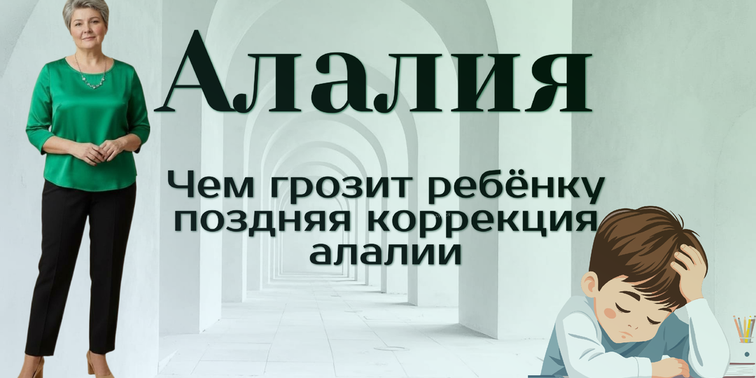 Чем грозит ребёнку поздняя коррекция алалии