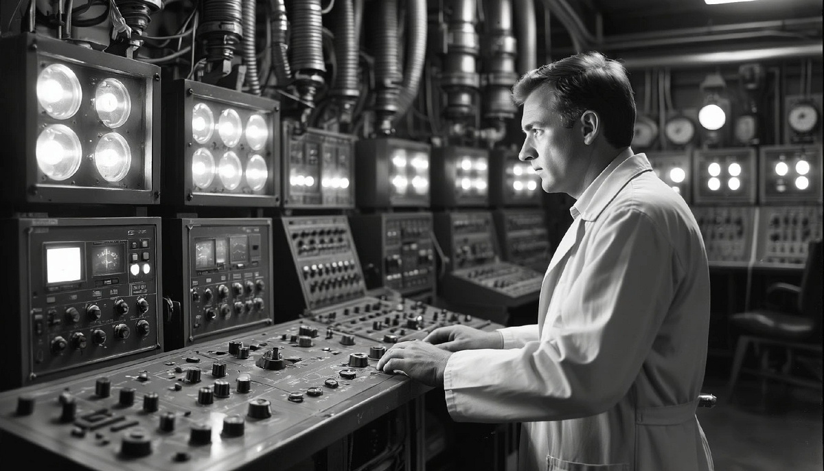 Томашев создал громоздкую установку.