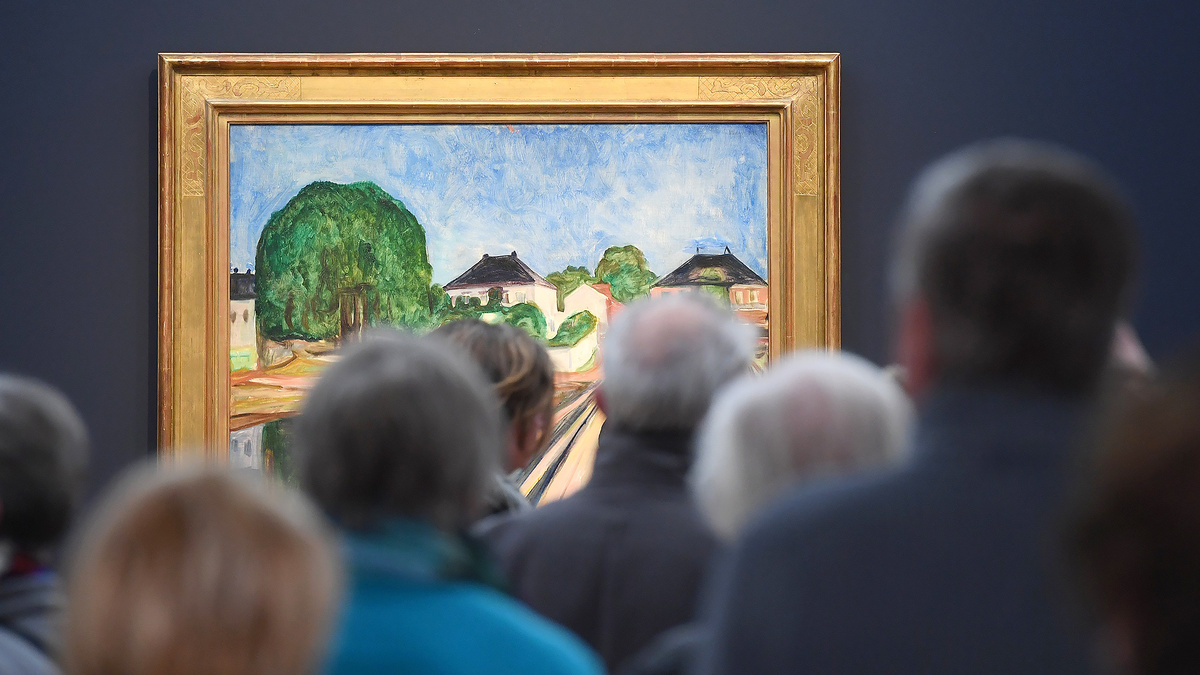    Картина художник Эдвард Мунк выставка ГЛП