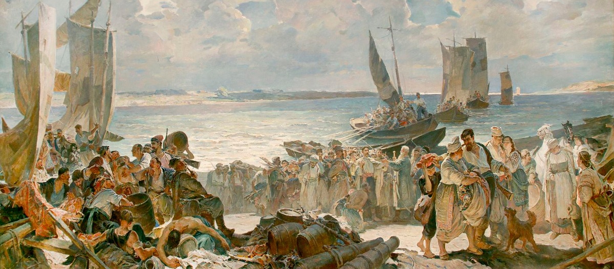 Картина «Вольница». © Н.В. Овечкин