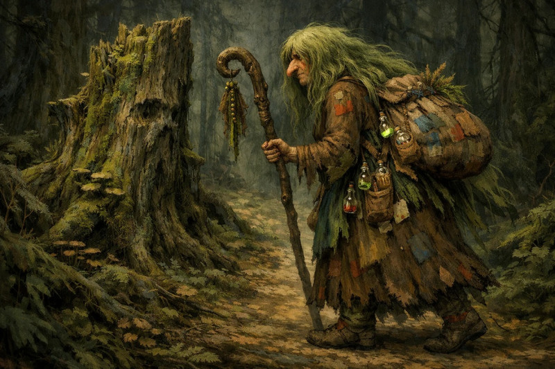 Кикимора и Леший. Одна лесная история