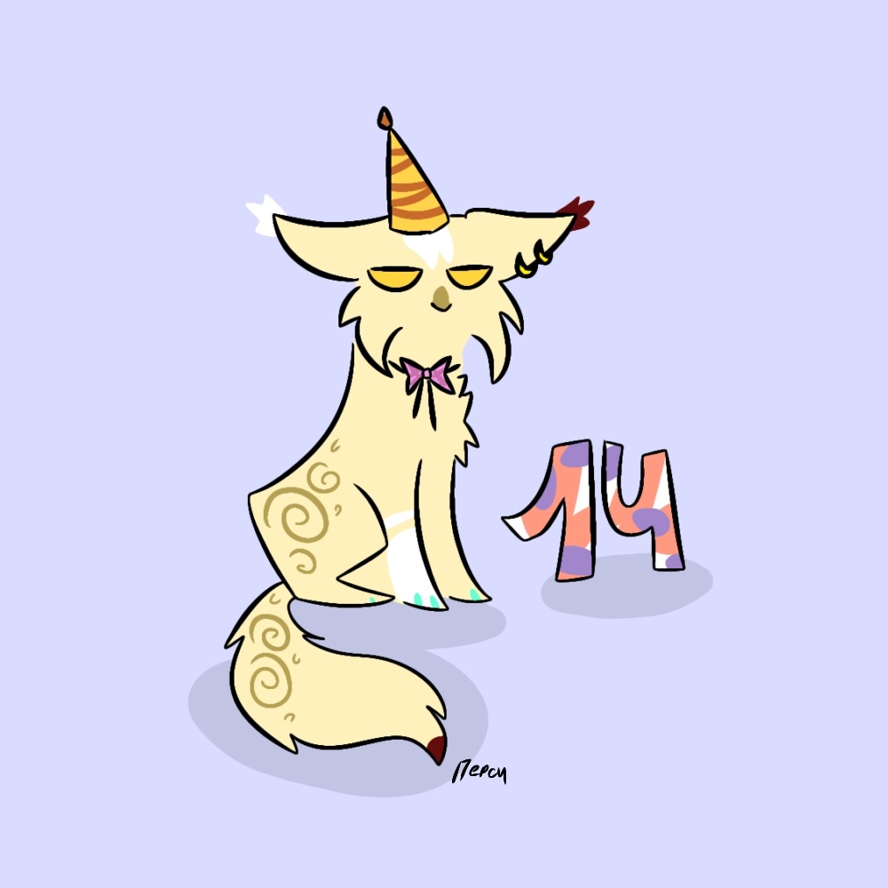 Это мой главный персонаж, Агнесс. Не обращайте внимания, что она такая недовольная)) 