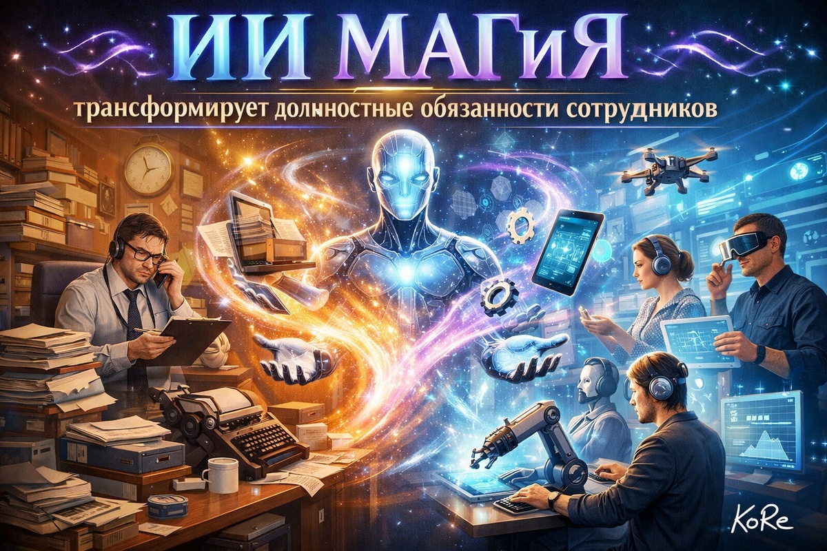 ИИ МАГиЯ трансформирует должностные обязанности сотрудников: удивительное влияние искусственного интеллекта. Вадим Котельников (ВадиК)