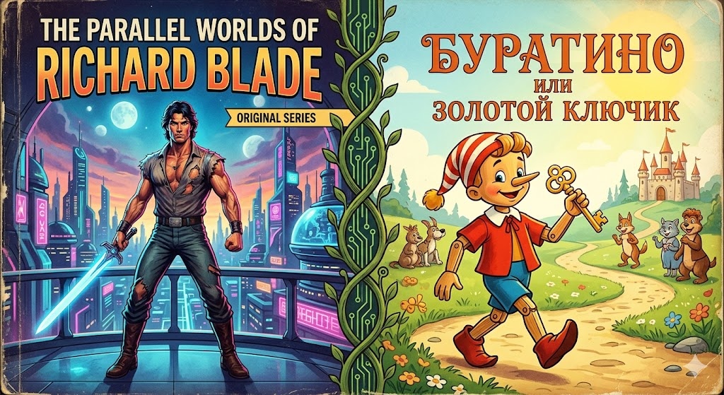 "Превращение героя", иллюстрация создана сетью Джемини