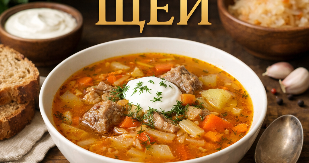 З рецепта вкусных щей. Щи, да каша пища наша