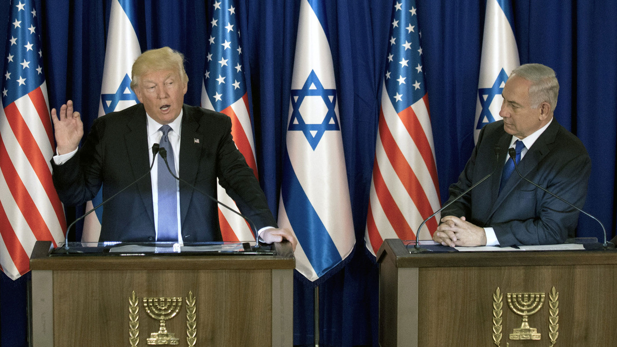    Дональд Трамп и Биньямин Нетаньяху (епа)