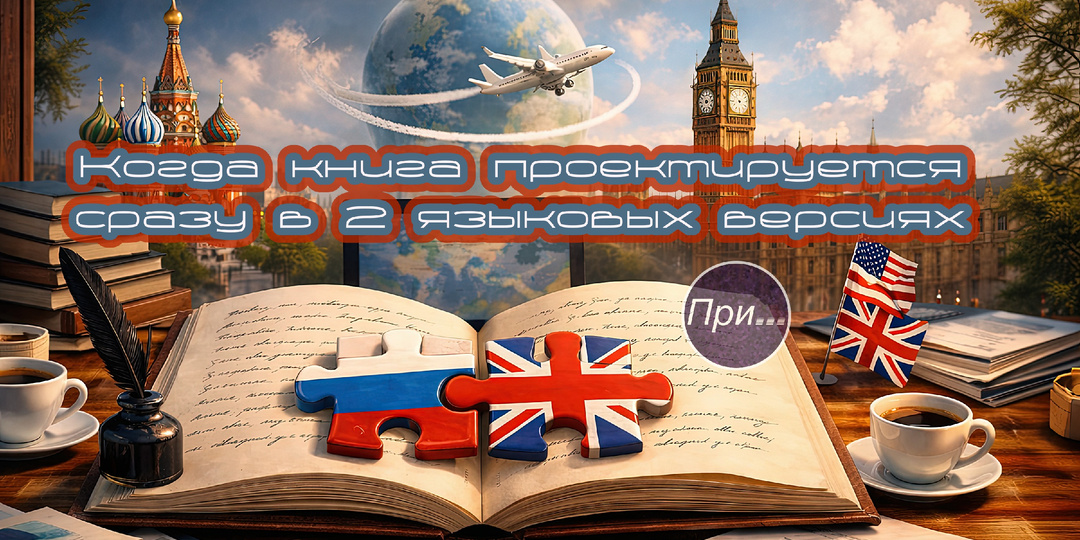 Когда книга проектируется сразу в двух языковых версиях