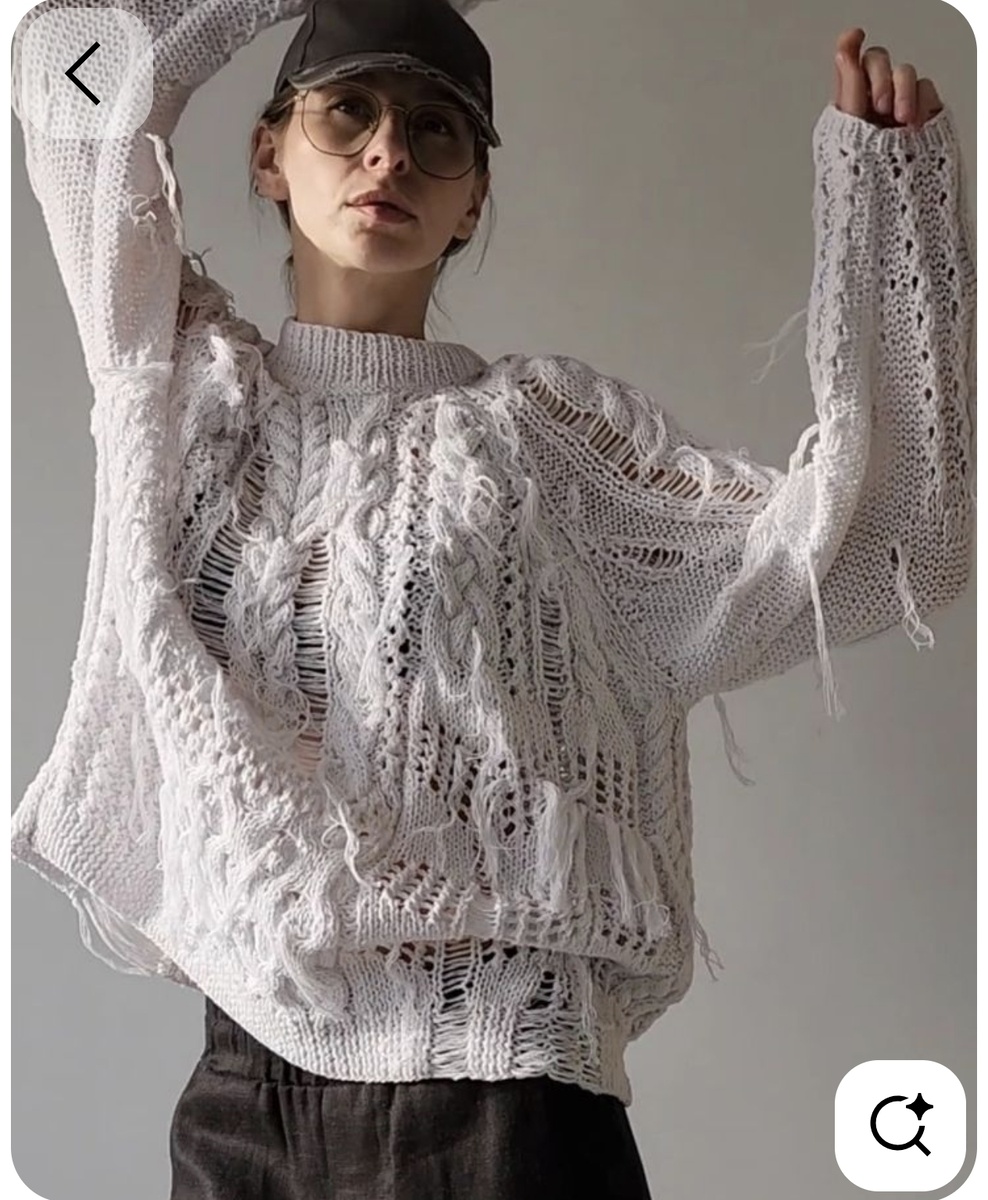 Косы, дырки, нитки.