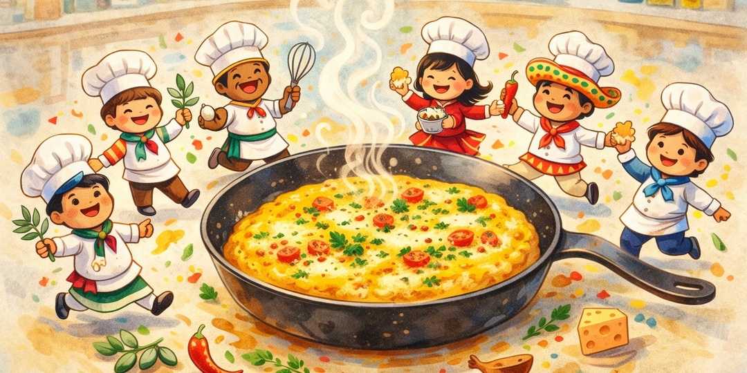 Рецепт Омлета: история блюда, которое придумали все, и рецепт, который объединяет мир 🍳🌍