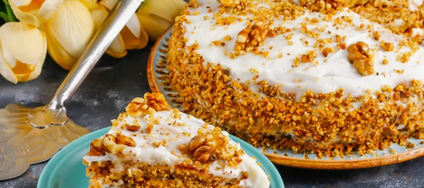 торт песочно ореховый